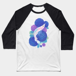 Arowana and peony 1 Baseball T-Shirt